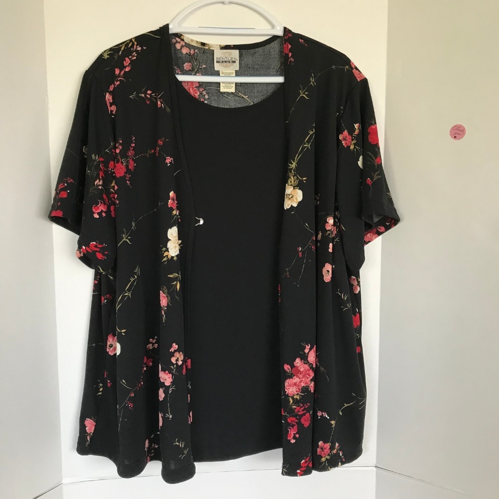 Bentley Plus Top Shirt blouse Size 2X (M-67)